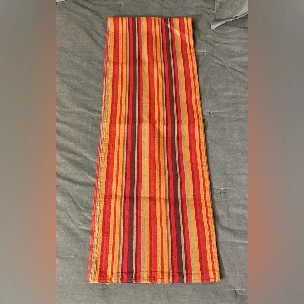 World Market table runner strips 16”x90” beautiful piece no flaws OSK